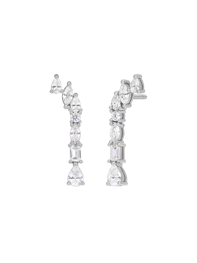 PENDIENTES MAREA PLATA MUJER 