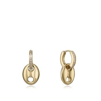 PENDIENTES VICEROY MUJER ACERO IP DORADO CIRCONITAS