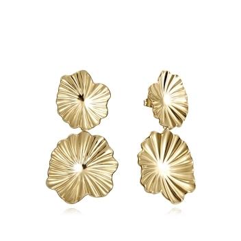 PENDIENTES VICEROY MUJER ACERO IP DORADO FLORES