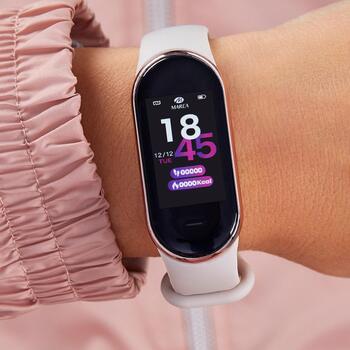 RELOJ MAREA SMARTBAND DOBLE CORREA BLANCO/ROSA