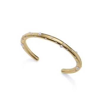 PULSERA VICEROY MUJER ACERO DORADO BRAZALETE PERLAS