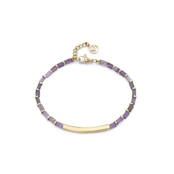 PULSERA VICEROY MUJER ACERO IP DORADO PIEDRAS