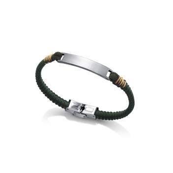 PULSERA VICEROY FASHION HOMBRE ACERO CORDON VERDE Y AMARILLO