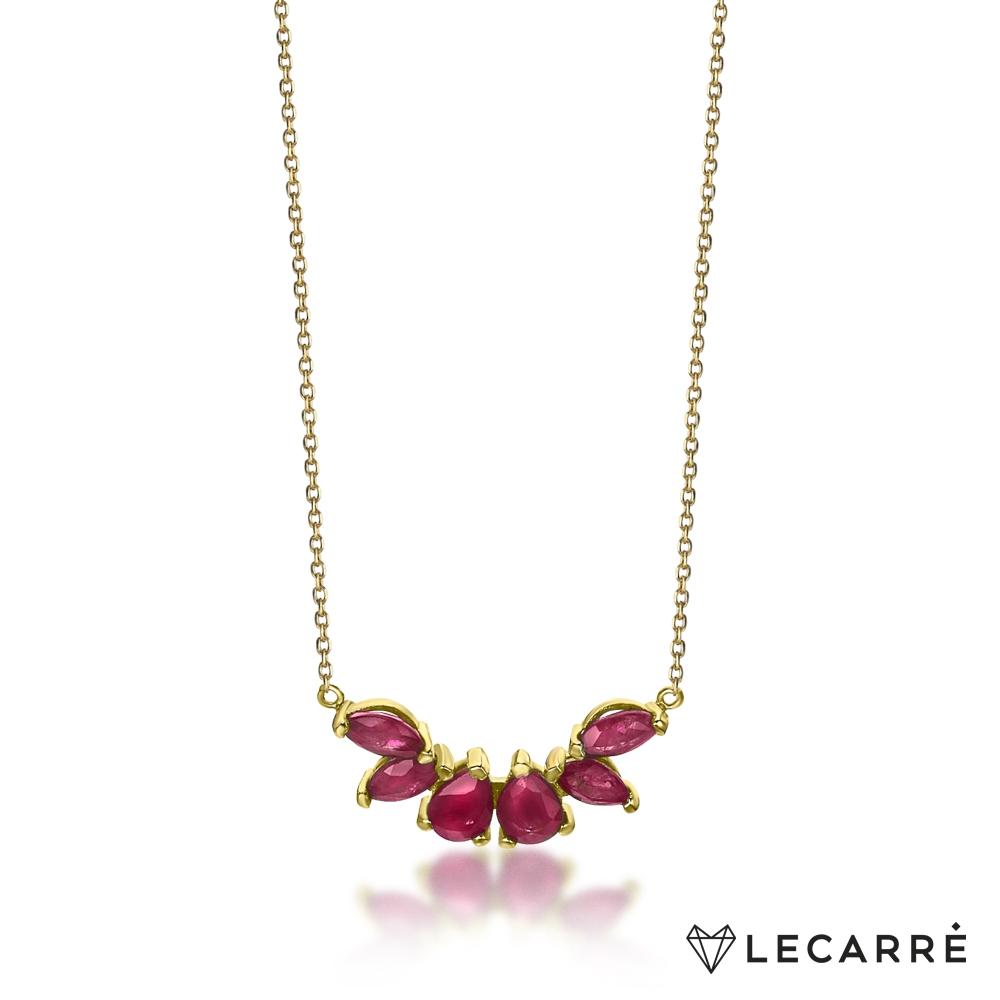 COLLAR LECARRE ORO DE LEY RUBI