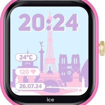 RELOJ SMART ICE WATCH JUNIOR FLASHY ROSA Y BLANCO