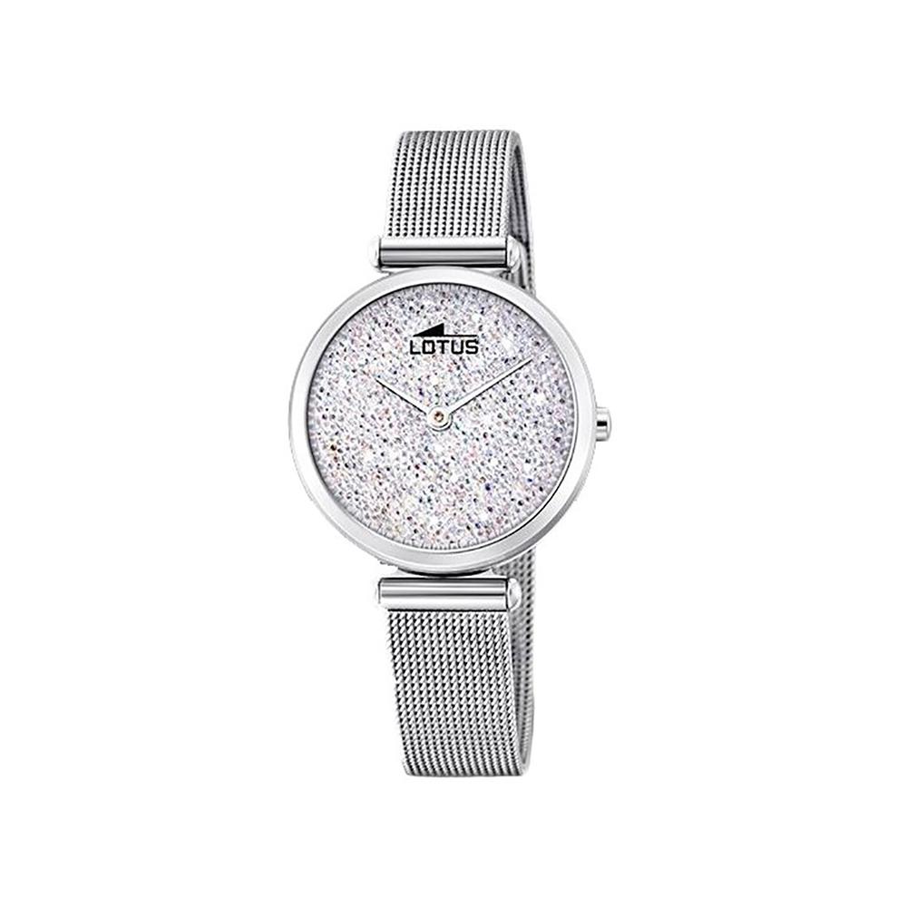 RELOJ LOTUS MUJER ESFERA PLATA - SWAROVSKI