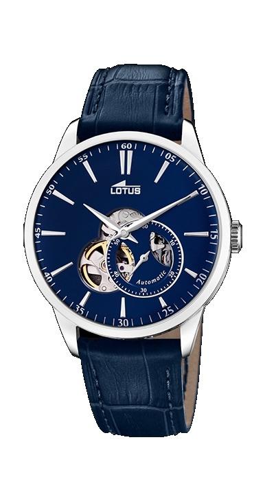 RELOJ LOTUS AUTOMATICO HOMBRE ACERO ESF.AZUL