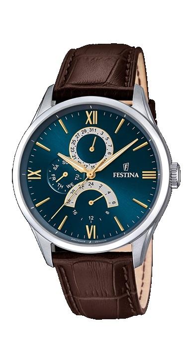 RELOJ FESTINA HOMBRE ACERO MULTIFUNCION ESF VERDE AGUA DIGITOS DOR CORRE