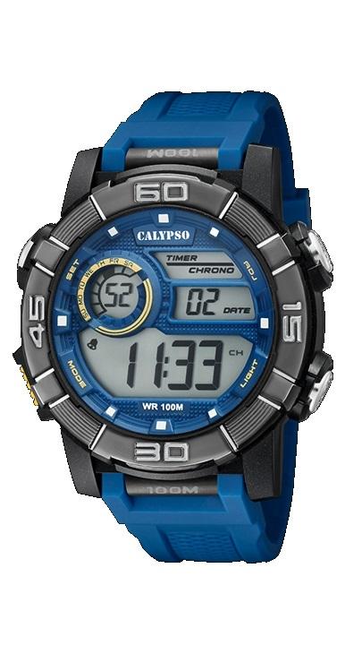 RELOJ CALYPSO HOMBRE DIGITAL ESF. AZUL