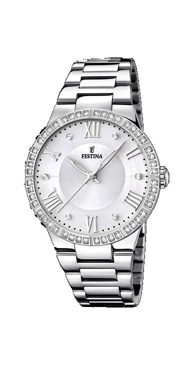 RELOJ FESTINA MUJER ACERO CIRCONITAS ESFERA BLANC