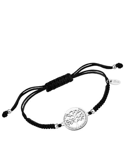 PULSERA LOTUS PLATA DE LEY HILO MUJER ARBOL