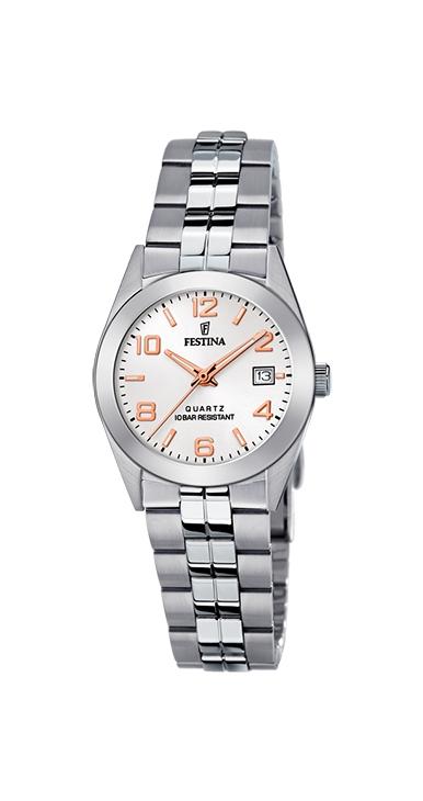 RELOJ FESTINA ACERO MUJER DIGITOS ROSAS 100M