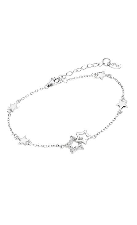 PULSERA LOTUS PLATA DE LEY MUJER ESTRELLA CIRC.