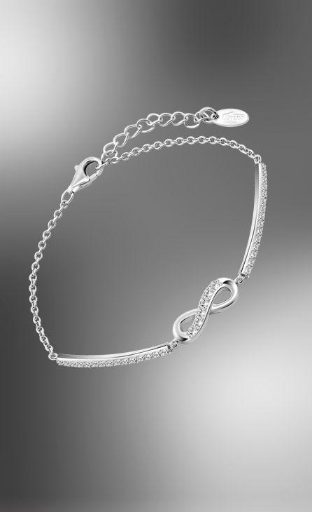 PULSERA LOTUS PLATA DE LEY MUJER INFINITO CIRCONITA