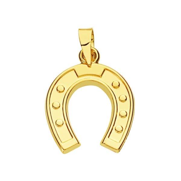 COLGANTE ORO 18K HERRADURA 20X15