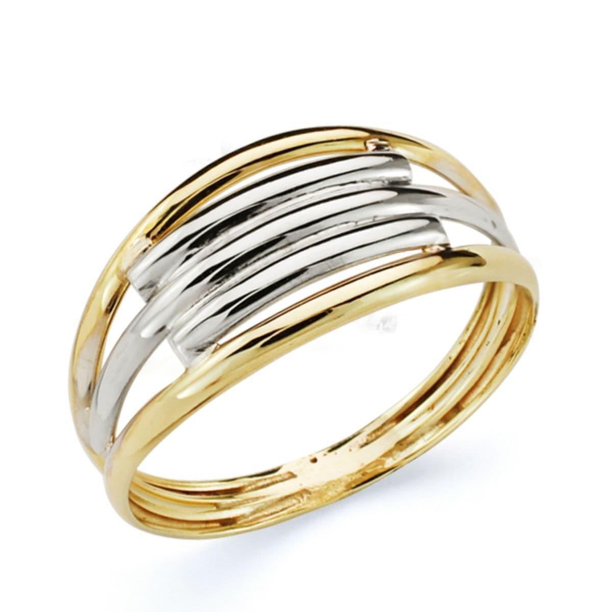 ANILLO ORO 18K TRICOLOR