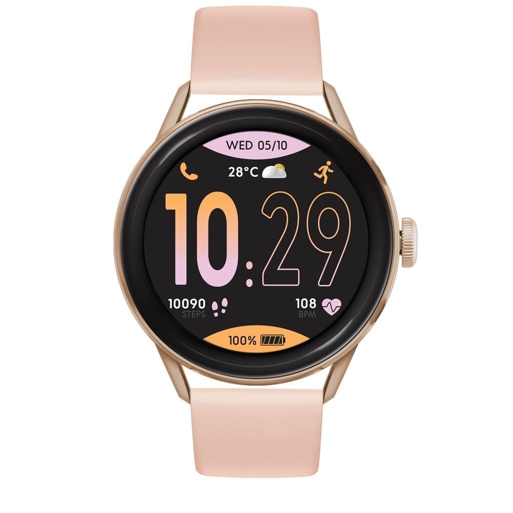 RELOJ SMART ICE WATCH MUJER CAUCHO ROSA REDONDO