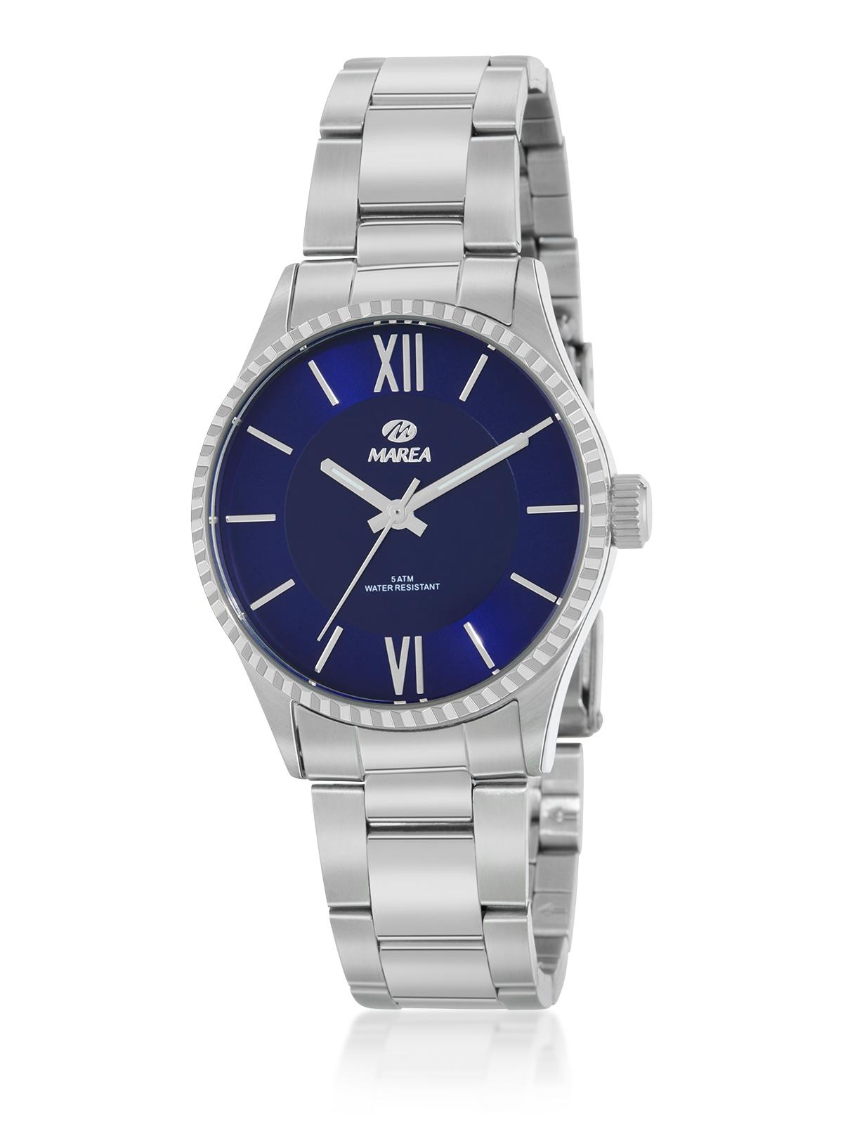 RELOJ MAREA MUJER ACERO ARMYS ESFERA AZUL NOCHE