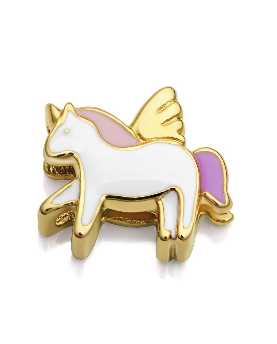 MOTIVO VICEROY ACERO IP DORADO UNICORNIO ROSA NIÑA