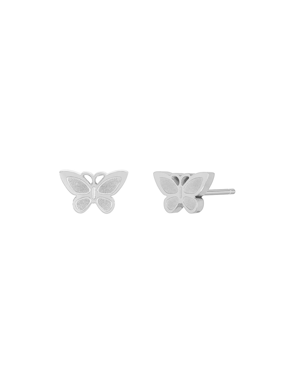 PENDIENTES ACERO MAREA MUJER JEWELS MARIPOSA