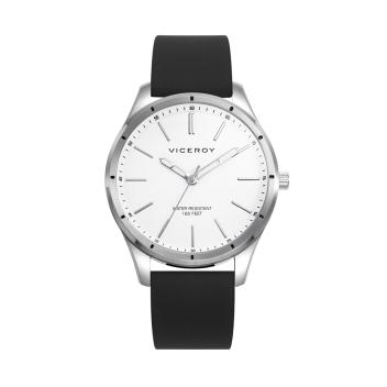 RELOJ VICEROY HOMBRE ACERO CORREA CAUCHO