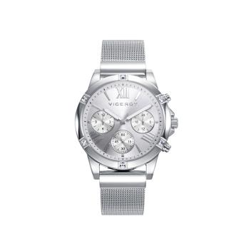 RELOJ VICEROY MUJER ACERO BRAZALETE MULTIFUNCION BISEL PIEDRAS