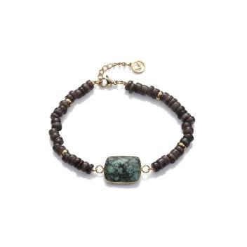 PULSERA VICEROY MUJER ACERO DORADA GRIS VERDE