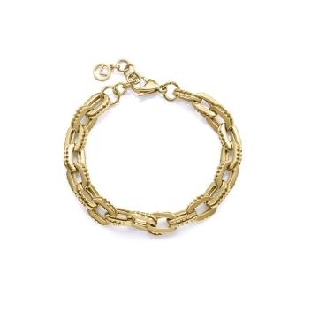 PULSERA VICEROY ACERO DORADA MUJER ESLABONES