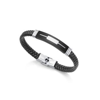 PULSERA VICEROY HOMBRE ACERO IP NEGRO