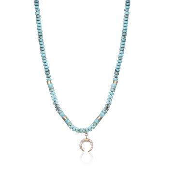 COLLAR VICEROY ACERO MUJER IP DORADO PIEDRAS