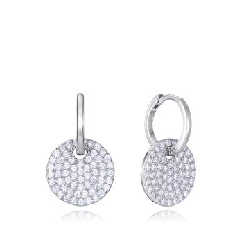 PENDIENTES VICEROY PLATA DE LEY BAÑO ORO CIRCONITAS