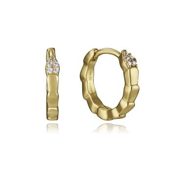 PENDIENTES VICEROY MUJER PLATA DE LEY BAÑO ORO ARO SERPIENTE