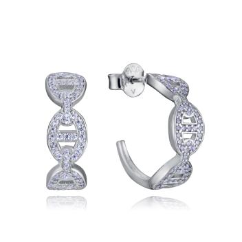 PENDIENTES VICEROY MUJER PLATA DE LEY BAÑO RODIO ARO CIRCONITAS