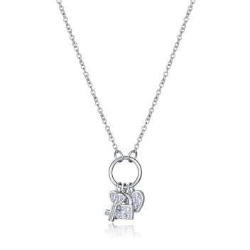 COLLAR VICEROY MUJER PLATA DE LEY BAÑO RODIO CIRC.