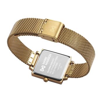 RELOJ MARK MADDOX MUJER ACERO IP DORADO BRAZALETE