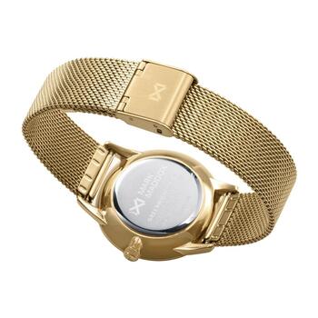RELOJ MARK MADDOX MUJER ACERO IP DORADO BRAZALETE