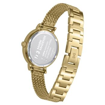 RELOJ MARK MADDOX MUJER ACERO IP DORADO BRAZALETE