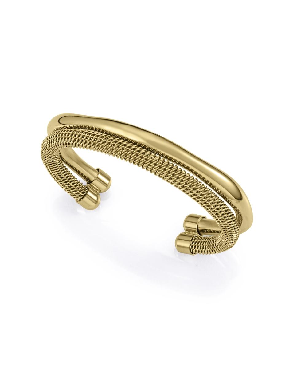 PULSERA VICEROY MUJER ACERO DORADO RIGIDA LAURA ESCANES