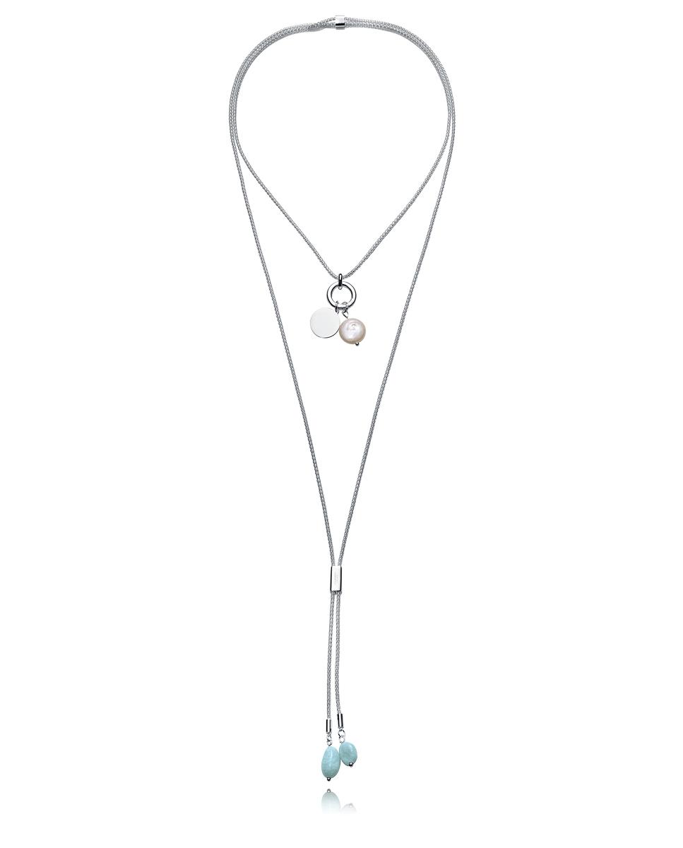 COLLAR VICEROY ACERO MUJER PIEDRA NATURAL LAURA ESCANES