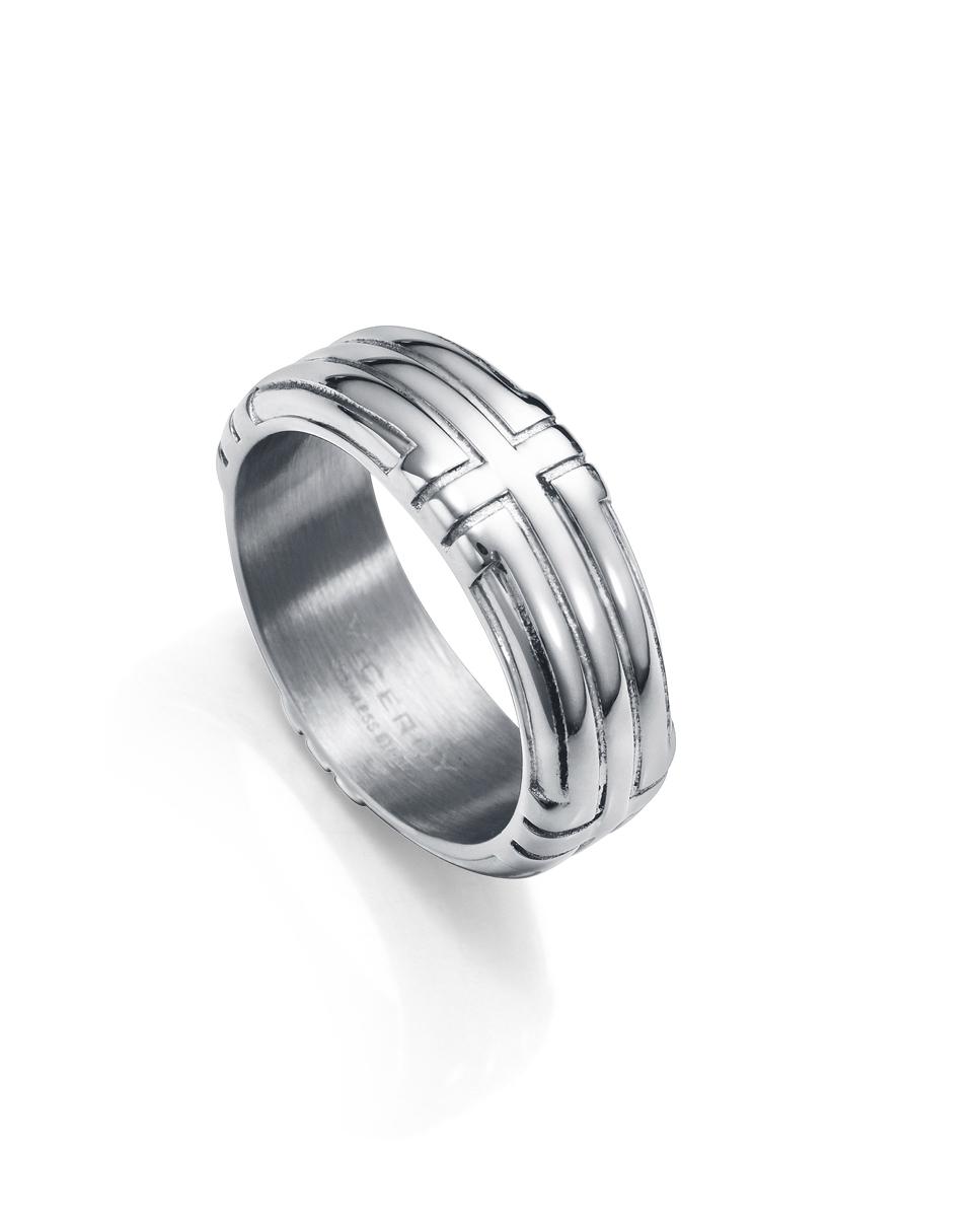 ANILLO VICEROY HOMBRE ACERO CRUZ