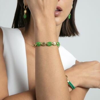 PULSERA VICEROY MUJER IP DORADO PIEDRA NATURAL