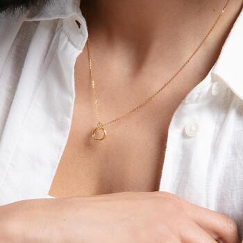 ANILLO VICEROY PLATA DE LEY MUJER BAÑO DORADO CIRCONITAS