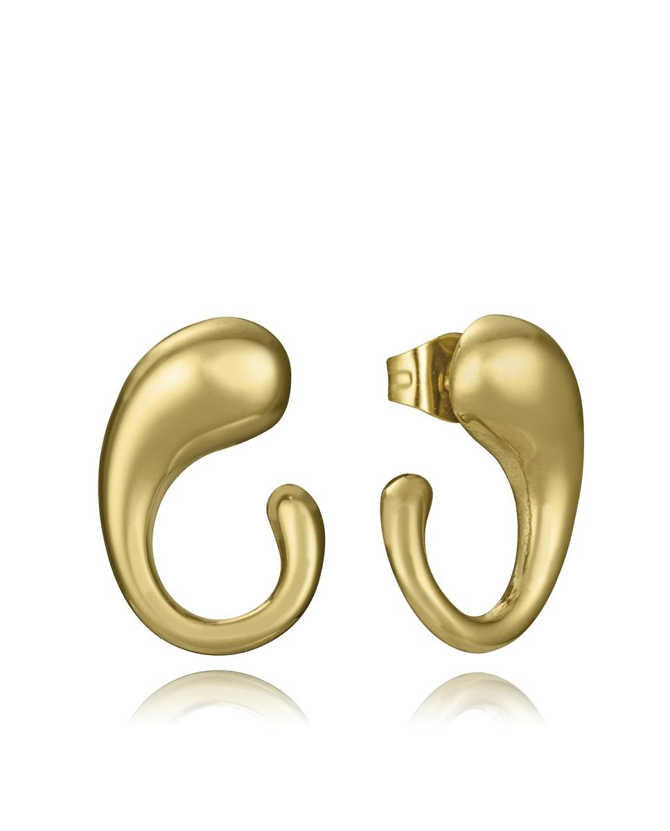 PENDIENTES VICEROY ACERO ARO MUJER DORADO CURVA